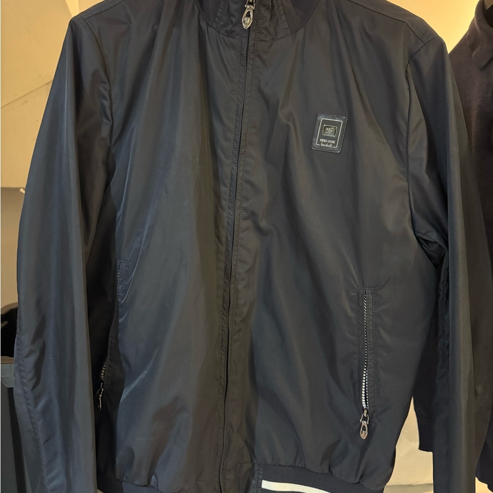Piero Guidi Navy Windbreaker Jacket